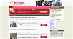 Desktop Screenshot of princesshalongjunk.com