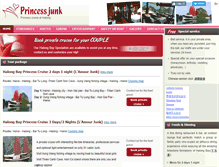 Tablet Screenshot of princesshalongjunk.com